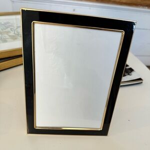 Elegant Black and Gold Picture Frames, set of 2